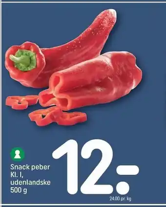 REMA 1000 Snack peber udenlandske tilbud
