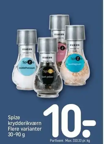 REMA 1000 Spize krydderikværn tilbud