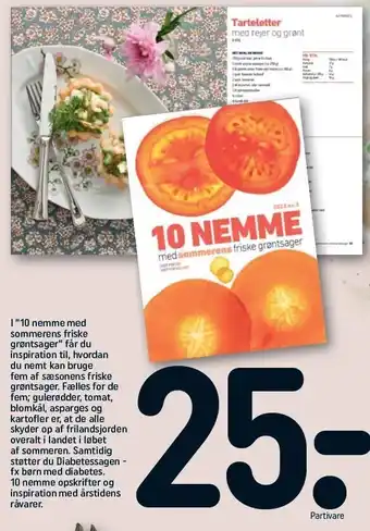 REMA 1000 10 nemme med sommerens friske grøntsager tilbud