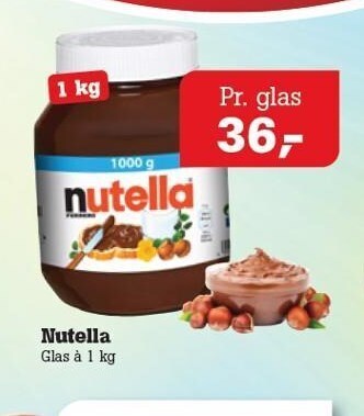 Poetzsch Padborg Nutella tilbud