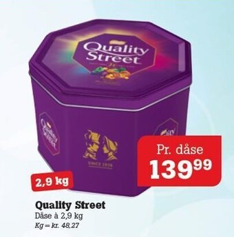 Poetzsch Padborg Quality Street tilbud