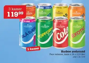 Harboe sodavand - 3 ks.
