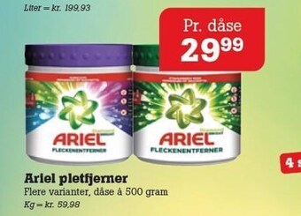 Ariel pletfjerner