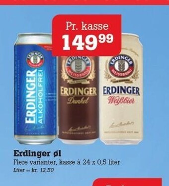 Poetzsch Padborg Erdinger øl tilbud