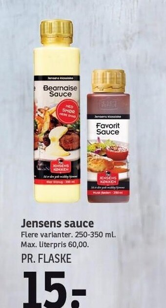 SPAR Jensens sauce tilbud