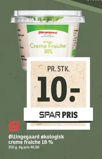 SPAR Øko creme fraiche 18% tilbud