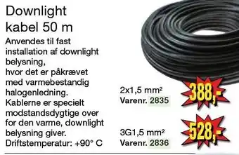 Harald Nyborg Downlight kabel tilbud