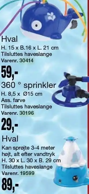 Harald Nyborg Hval el. sprinkler tilbud