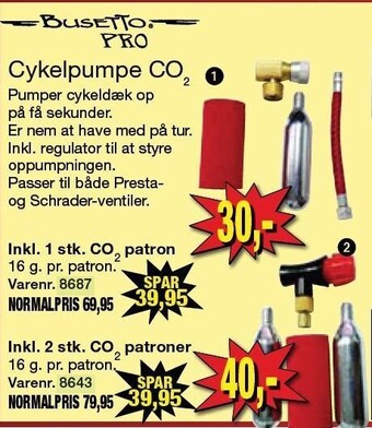 Harald Nyborg Cykelpumpe tilbud