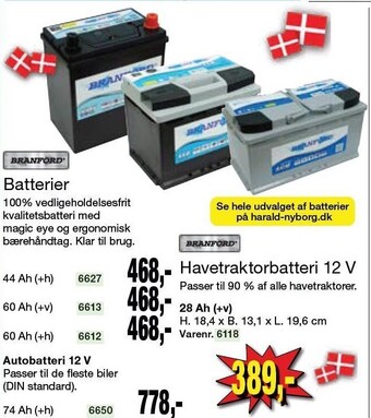 Batterier