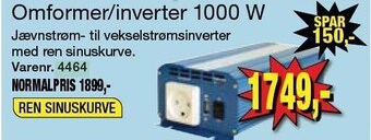 Harald Nyborg Omformer/inverter tilbud