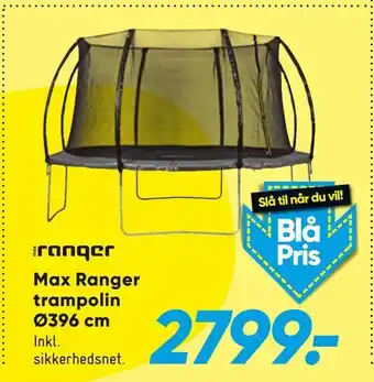 Bilka Max Ranger trampolin Ø396 cm tilbud