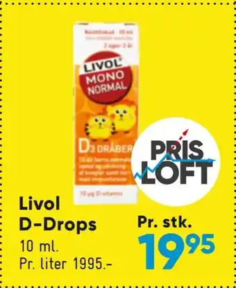 Bilka Livol D-Drops tilbud