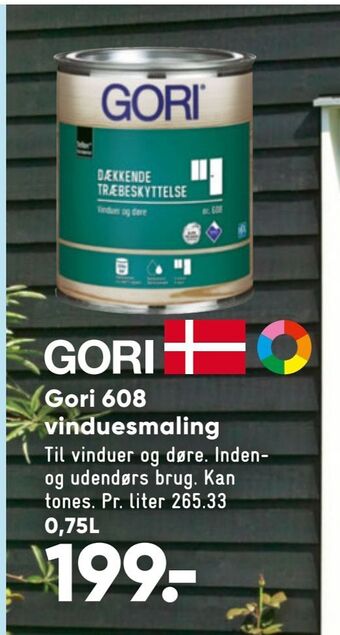 Bilka Gori 608 vinduesmaling tilbud