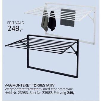 Daells Bolighus Vægmonteret tørrestativ tilbud