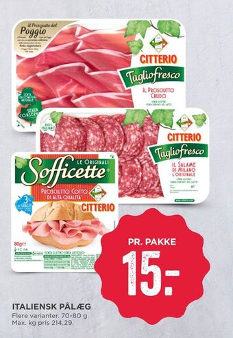 MENY Italiensk pålæg tilbud