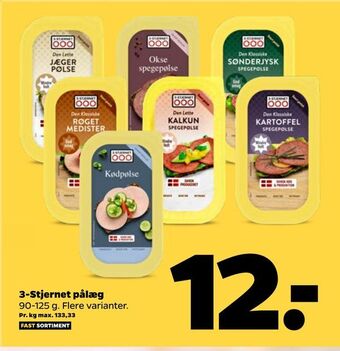 Netto 3-Stjernet pålæg tilbud
