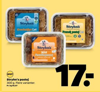 Netto Stryhn's postej tilbud