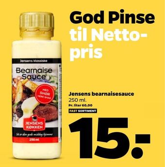 Netto Jensens bearnaisesauce tilbud