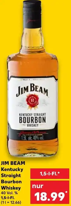 Jim Beam Kentucky Straight Bourbon Whiskey 1,5-l