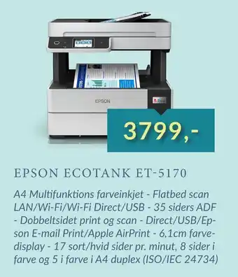 CBC Epson ecotank et-5170 tilbud