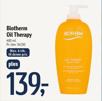 Føtex Biotherm Oil Therapy tilbud