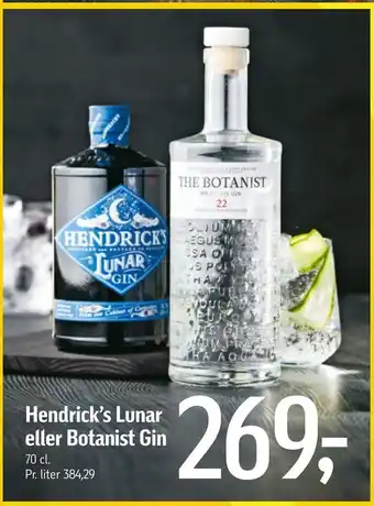 Føtex Hendrick's Lunar eller Botanist Gin tilbud