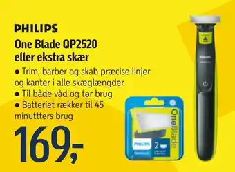 Føtex One Blade QP2520 eller ekstra skær tilbud