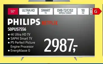 Føtex PHILIPS 50pus7556 tilbud