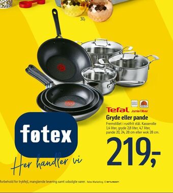 Føtex Gryde eller pande tilbud
