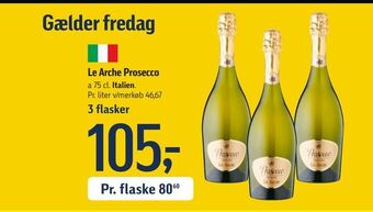 Føtex Le Arche Prosecco tilbud
