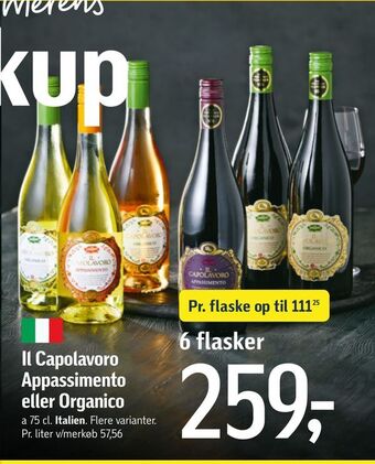 Føtex Il Capolavoro Appassimento eller Organico tilbud