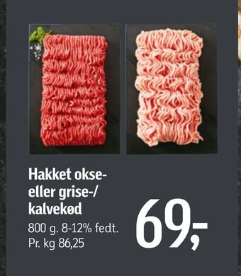 Føtex Hakket okse- eller grise-/ kalvekød tilbud
