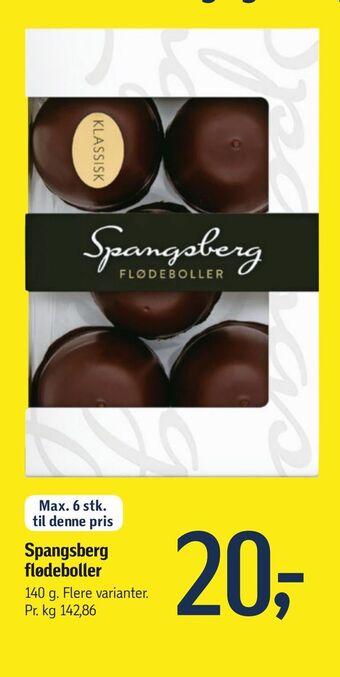 Føtex Spangsberg flødeboller tilbud