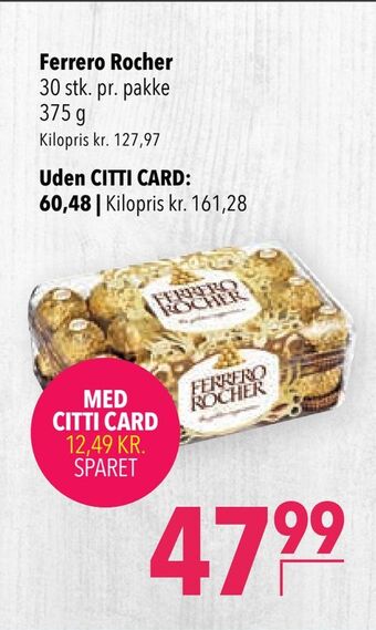Citti Ferrero Rocher tilbud