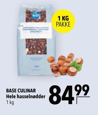 Citti BASE CULINAR Hele hasselnødder tilbud