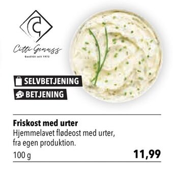 Citti Friskost med urter tilbud