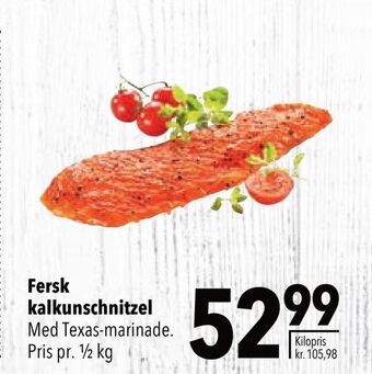 Citti Fersk kalkunschnitzel tilbud