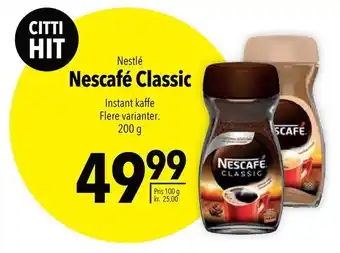Citti Nescafé Classic tilbud