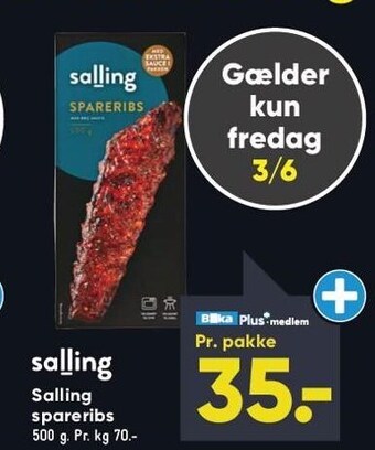 Bilka Spareribs tilbud