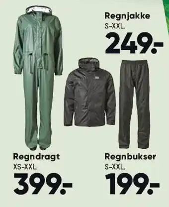 Bilka Regnjakke, -dragt el. -bukser tilbud