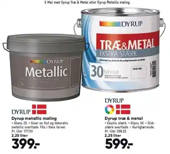 Metallic maling el. træ & metal