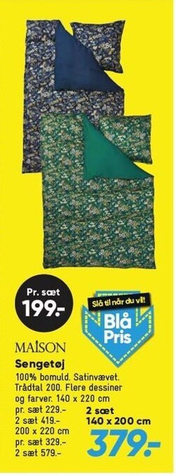 Bilka Sengetøj tilbud
