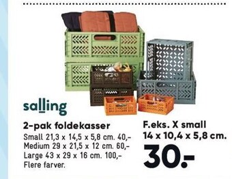 2-pak foldekasser