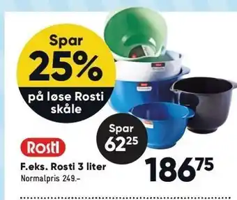 Løse Rosti skåle