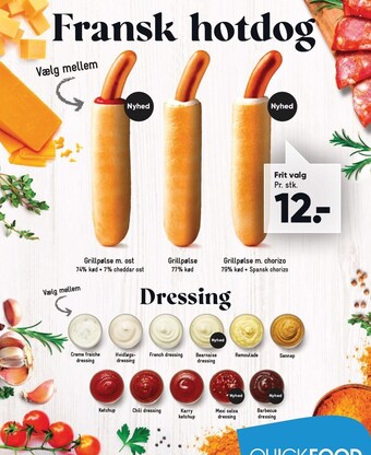 Bilka Fransk hotdog tilbud