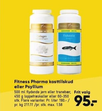 Bilka Fitness Pharma kosttilskud tilbud