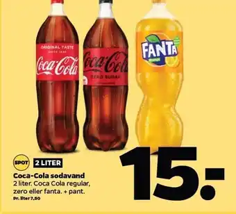 Netto Coca-Cola sodavand 2 L tilbud