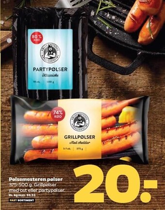 Netto Pølsemesteren pølser tilbud