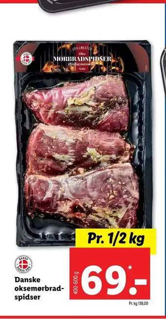 Lidl Danske oksemørbrad spidser tilbud
